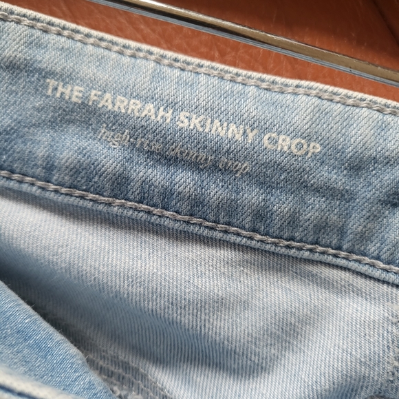 AG Farrah Skinny Crop Ag-ed DENIM Size 29 - Excellent Condition - Picture 6 of 10